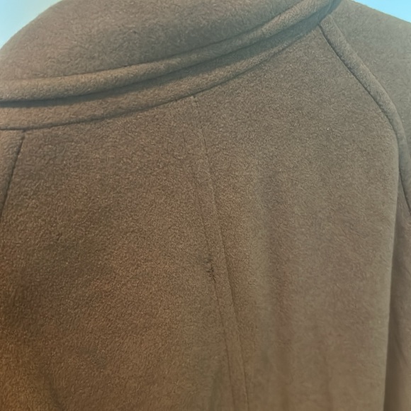 Carmel Size 42 Mario Valente Italian Wool & Cashmere Overcoat - Picture 12 of 13